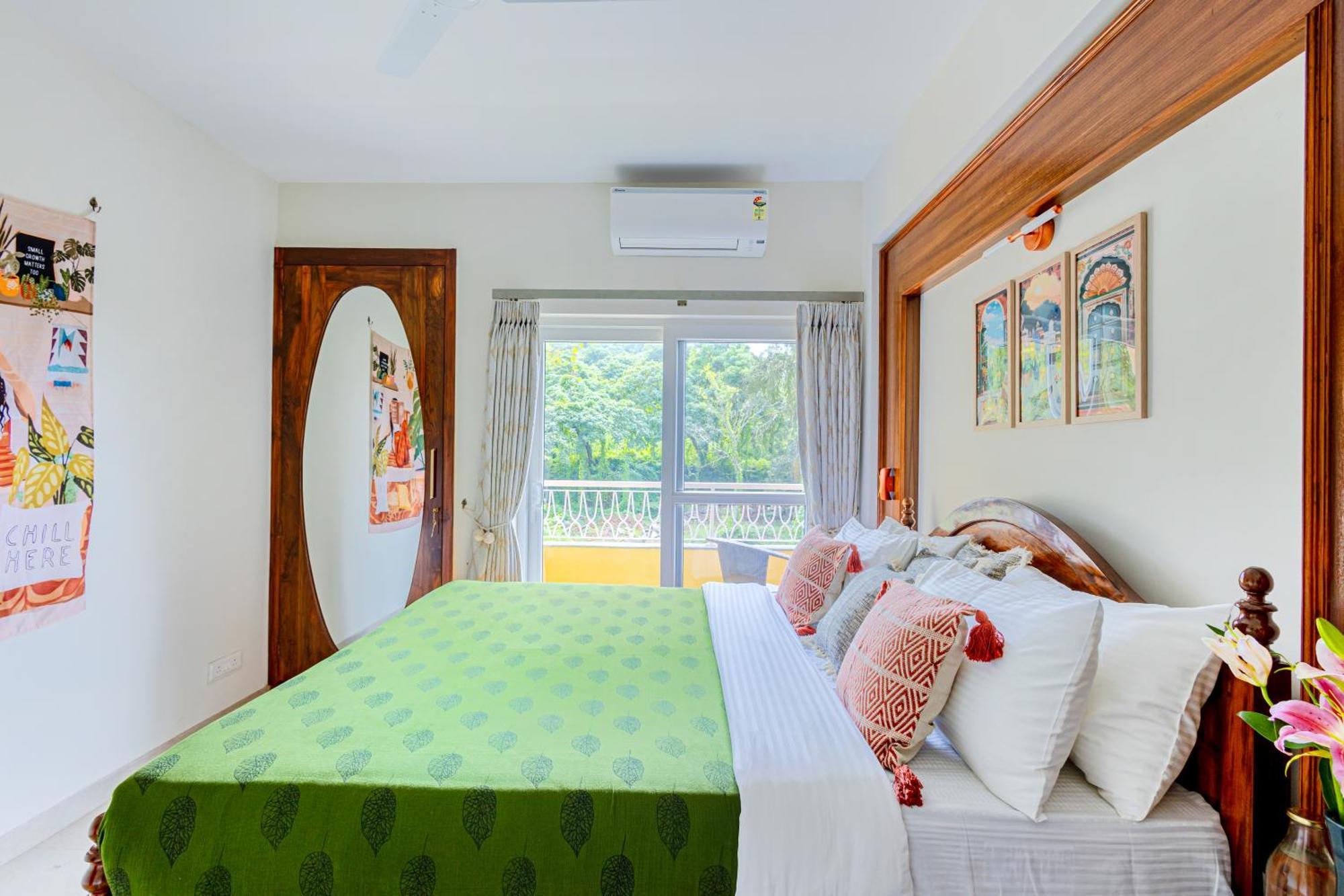 Alaya Stays 1 Bhk With Balcony & Pool - Veera Marina Candolim Exterior foto
