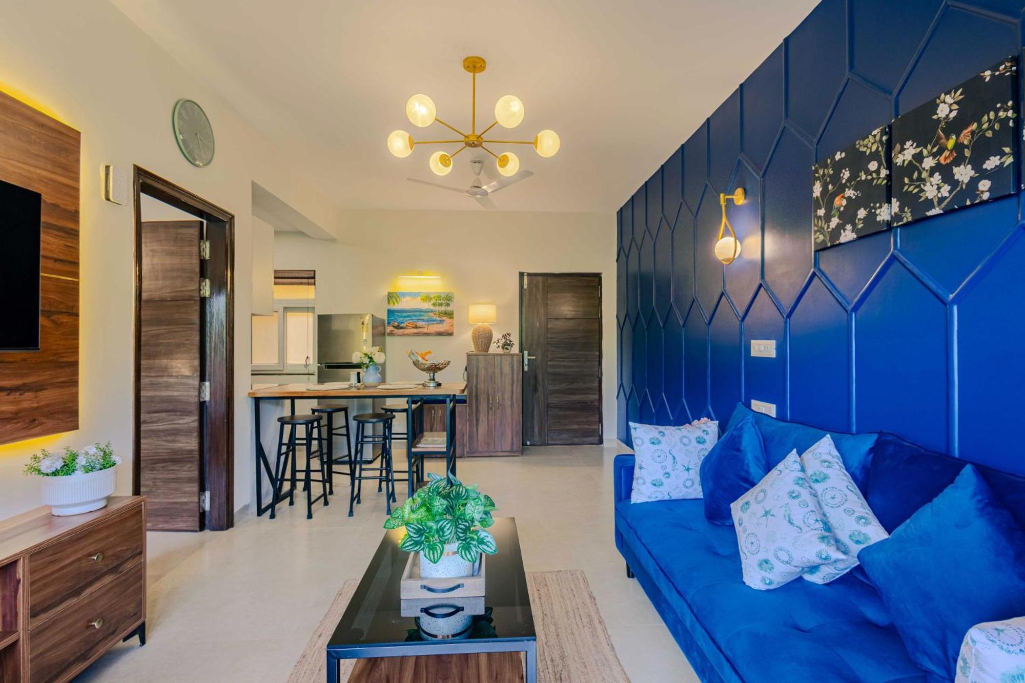 Alaya Stays 1 Bhk With Balcony & Pool - Veera Marina Candolim Exterior foto