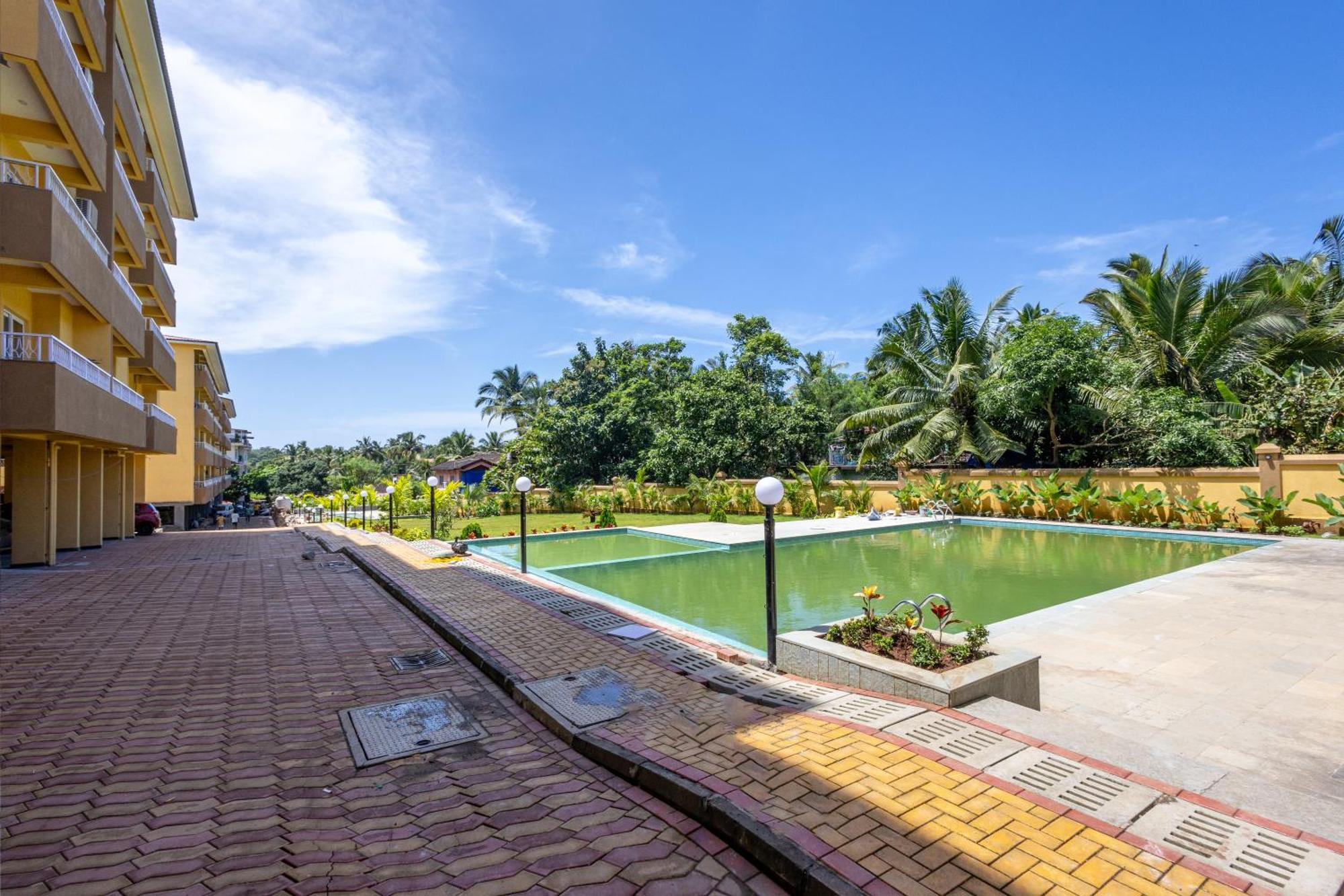 Alaya Stays 1 Bhk With Balcony & Pool - Veera Marina Candolim Exterior foto