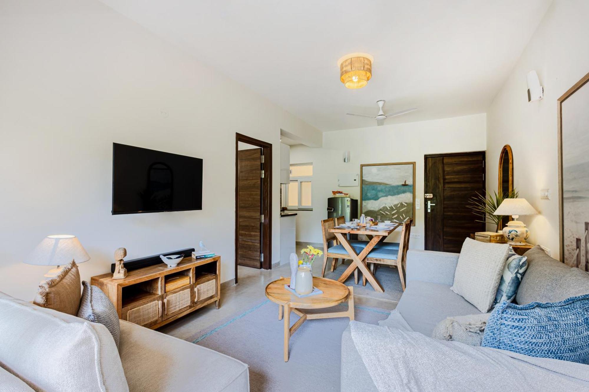Alaya Stays 1 Bhk With Balcony & Pool - Veera Marina Candolim Exterior foto
