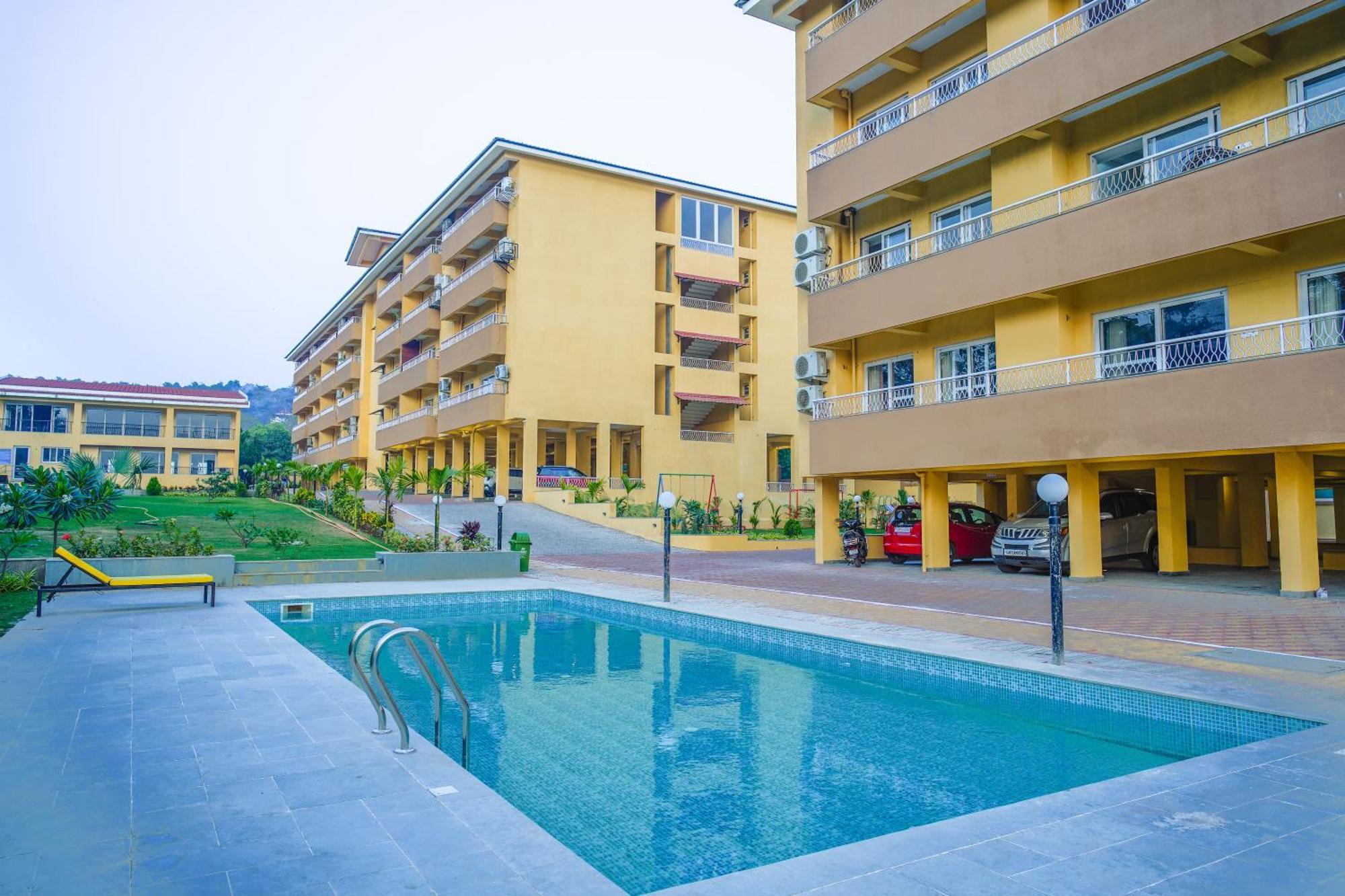 Alaya Stays 1 Bhk With Balcony & Pool - Veera Marina Candolim Exterior foto