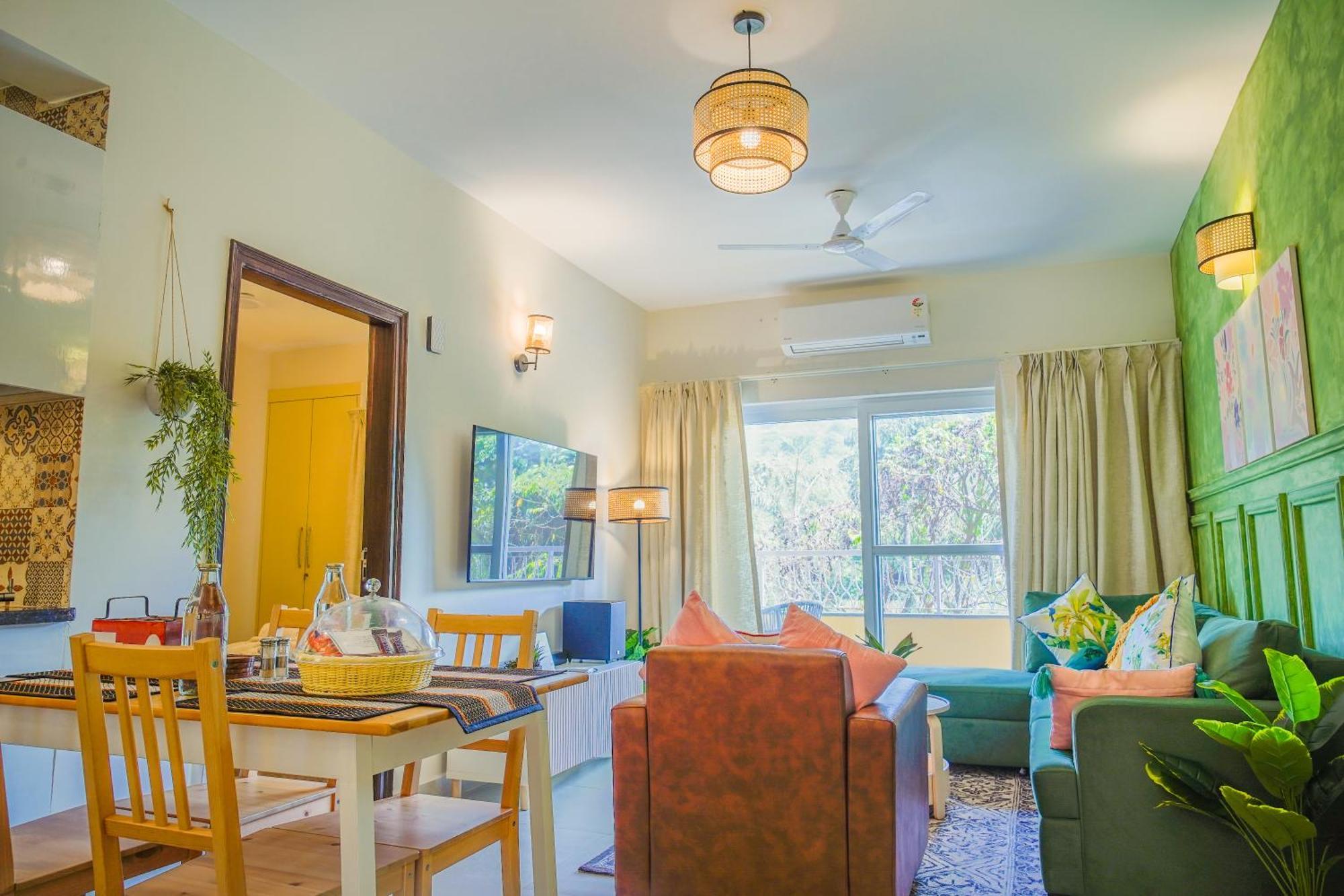 Alaya Stays 1 Bhk With Balcony & Pool - Veera Marina Candolim Exterior foto