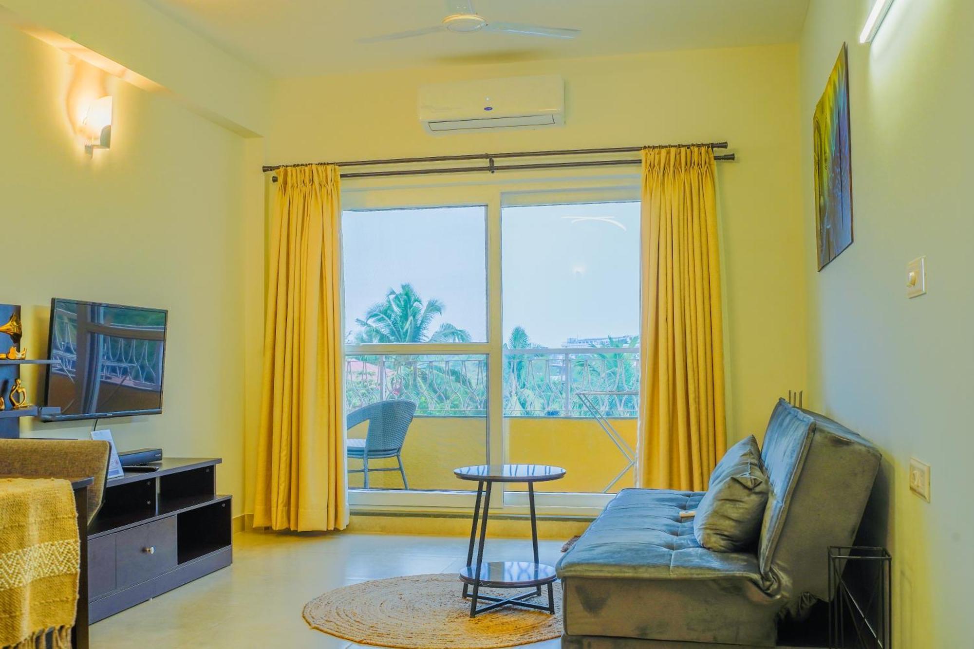 Alaya Stays 1 Bhk With Balcony & Pool - Veera Marina Candolim Exterior foto