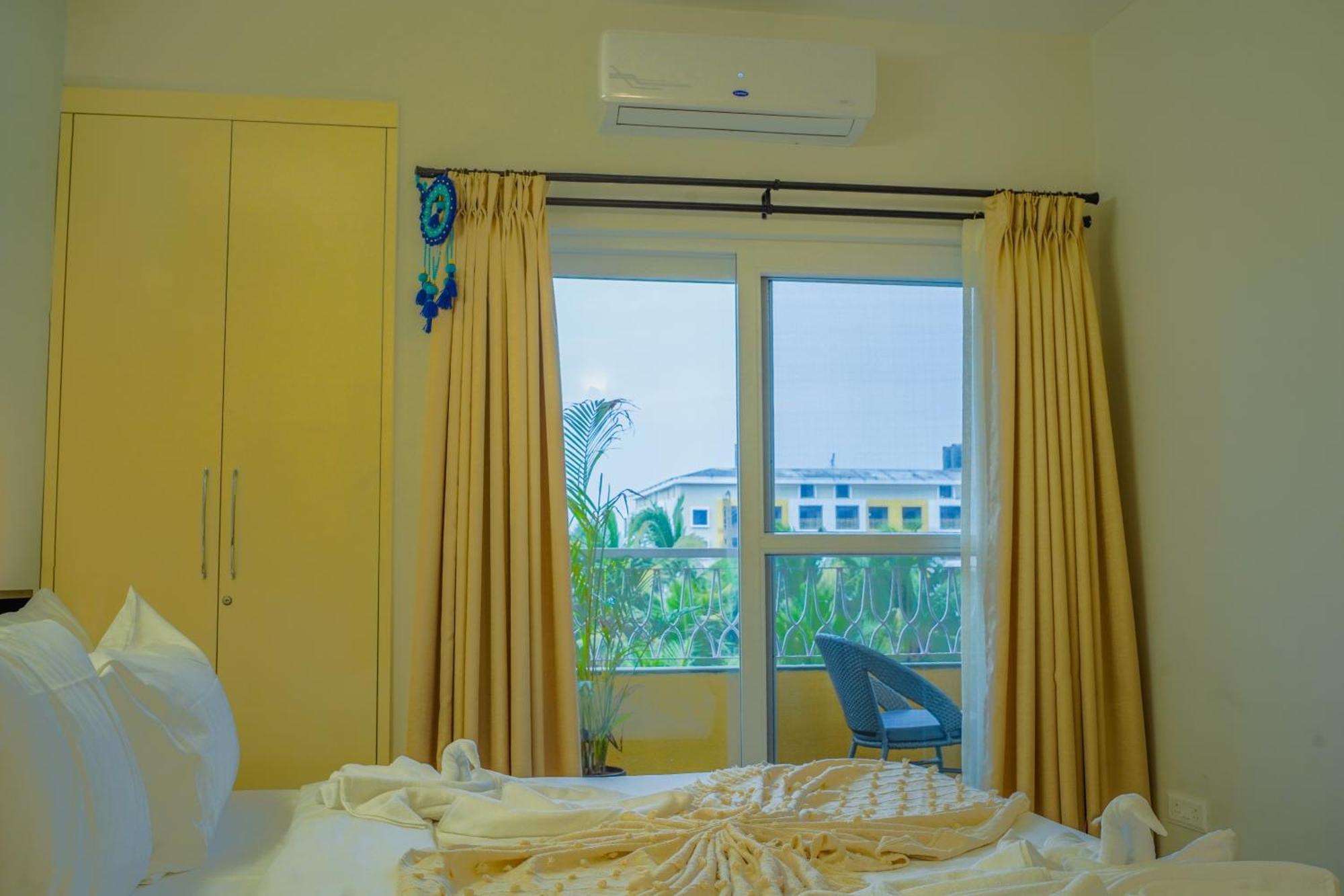 Alaya Stays 1 Bhk With Balcony & Pool - Veera Marina Candolim Exterior foto